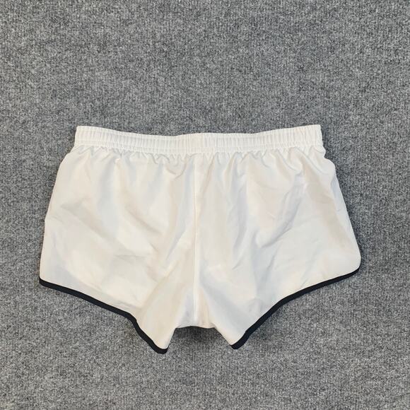 Nike Shorts Girls S White Black Dri Fit Sprinter Brief Lined Quick Dry Running - Picture 10 of 12